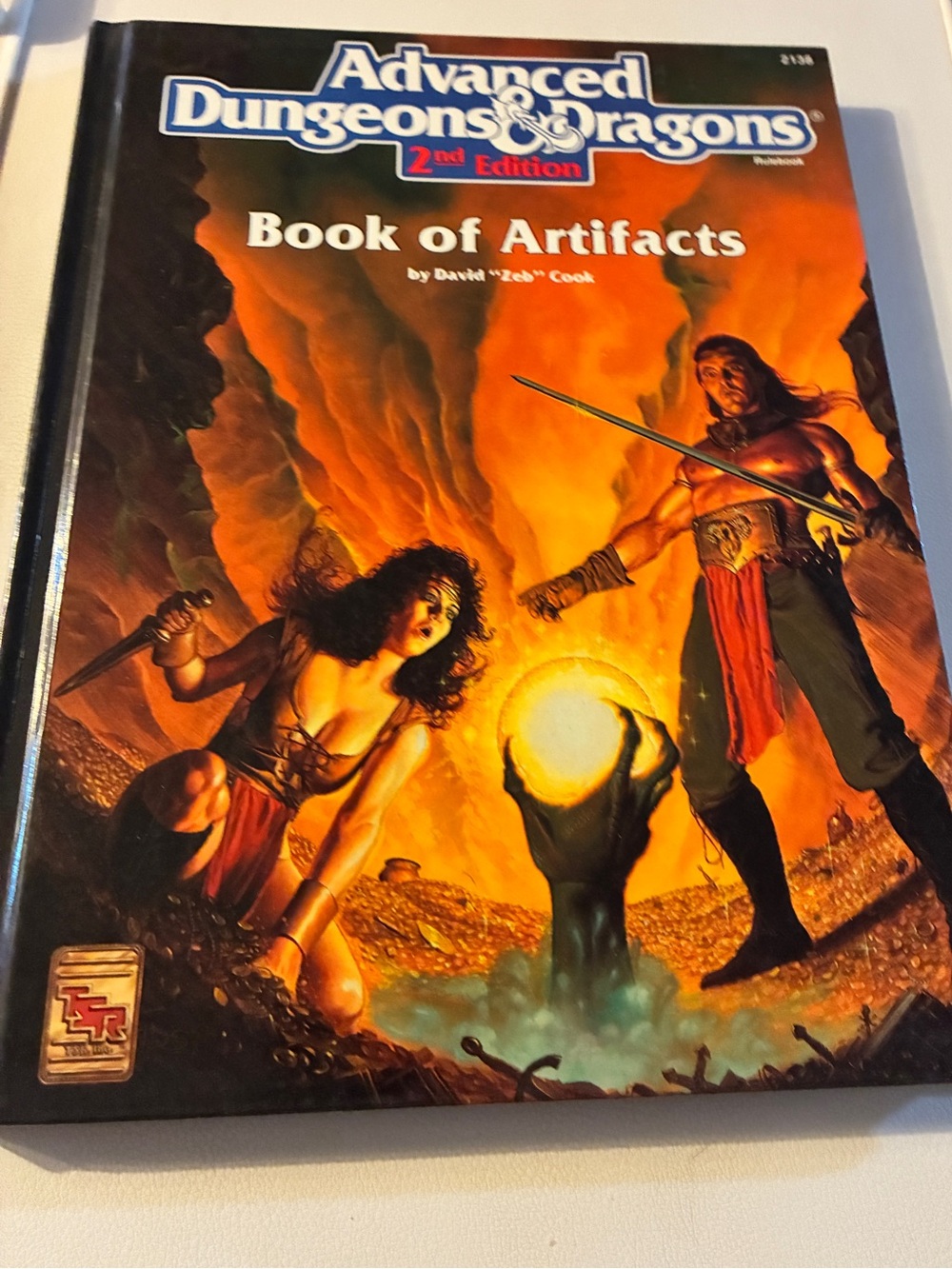Advanced Dungeons & Dragons BOOK OF ARTIFACTS 2138 Hardcover AD&D TSR